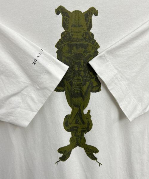 1017 ALYX 9SM（テンセブンティーン アリクス ナインエスエム）1017 ALYX 9SM (アリクス) カットソー ホワイト サイズ:Lの古着・服飾アイテム