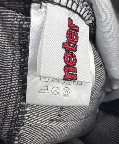 9090（9090）9090 (9090) centimeter (センチメーター) ワイドデニムパンツ ブラック サイズ:Mの古着・服飾アイテム