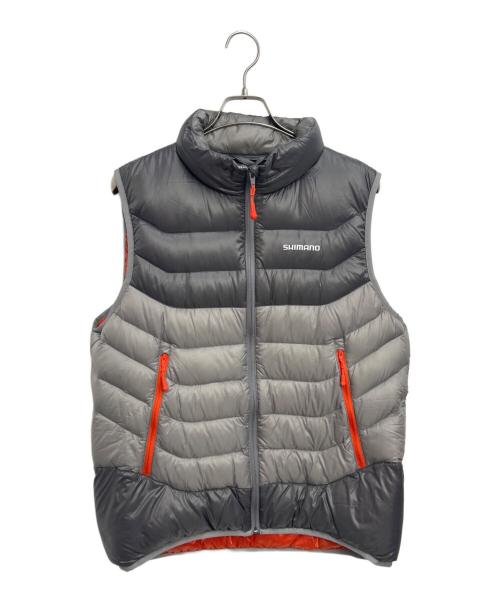 SHIMANO（シマノ）SHIMANO (シマノ) 700FPダウンベスト グレー サイズ:XLの古着・服飾アイテム