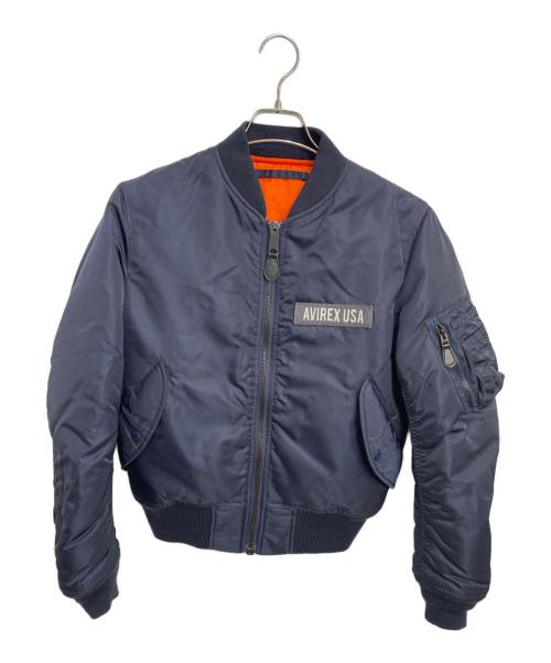 AVIREX（アヴィレックス）AVIREX (アヴィレックス) MA-1ジャケット ネイビー サイズ:Sの古着・服飾アイテム