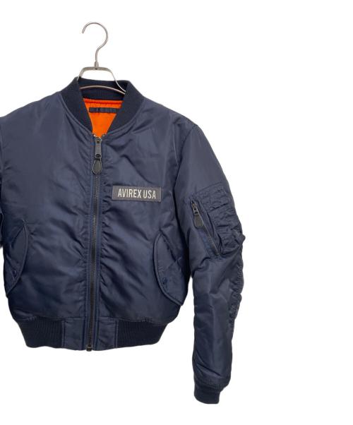 AVIREX（アヴィレックス）AVIREX (アヴィレックス) MA-1ジャケット ネイビー サイズ:Sの古着・服飾アイテム