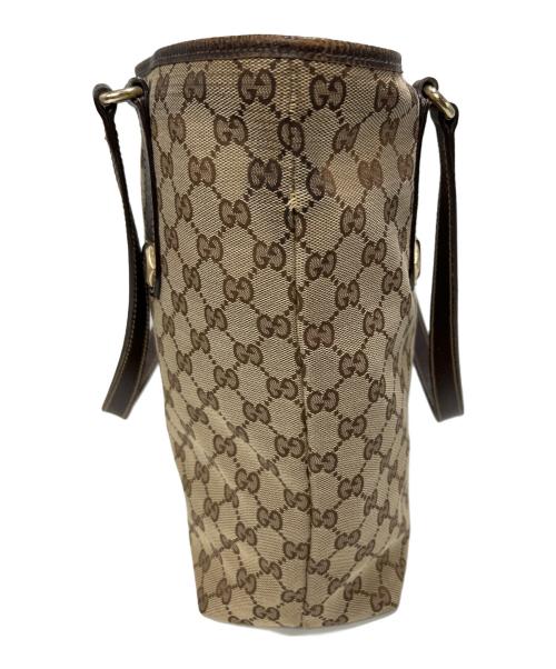 GUCCI（グッチ）GUCCI (グッチ) GGキャンバストートバッグ ベージュの古着・服飾アイテム