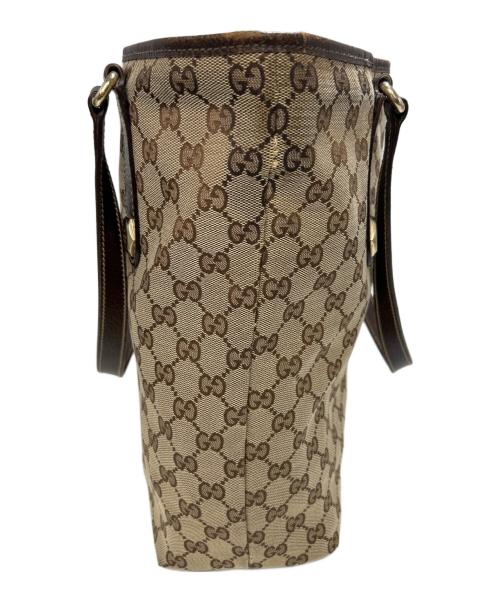 GUCCI（グッチ）GUCCI (グッチ) GGキャンバストートバッグ ベージュの古着・服飾アイテム
