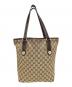 GUCCI (グッチ) GGキャンバストートバッグ ベージュ：18000円