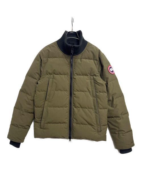 CANADA GOOSE（カナダグース）CANADA GOOSE (カナダグース) ダウンジャケット カーキ サイズ:Mの古着・服飾アイテム