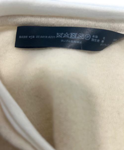 wjk（ダブルジェイケー）wjk (ダブルジェイケー) ニット ベージュ サイズ:Lの古着・服飾アイテム