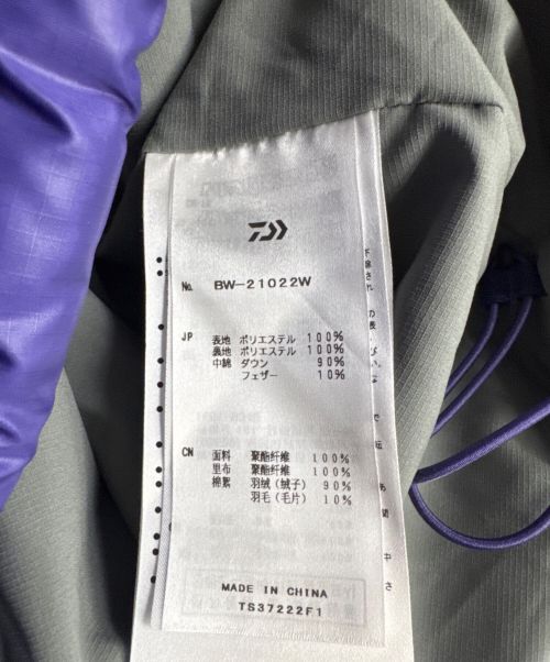 DAIWA PIER39（ダイワ ピア39）DAIWA PIER39 (ダイワ ピア39) テックバックパッカーダウンパーカー パープル サイズ:Lの古着・服飾アイテム