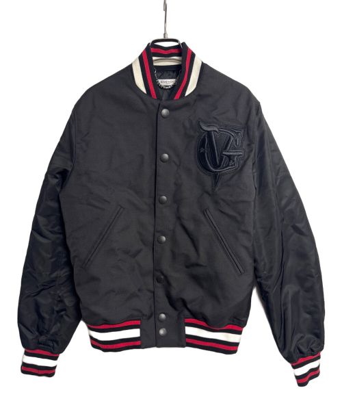 GIVENCHY（ジバンシィ）GIVENCHY (ジバンシィ) 刺繍ボンバージャケット ブラック サイズ:46の古着・服飾アイテム