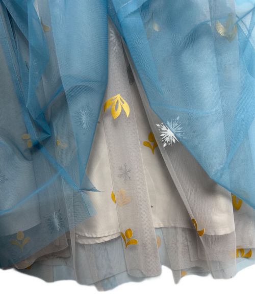 MERCURY DUO（マーキュリーデュオ）MERCURY DUO (マーキュリーデュオ) Disney FROZEN チュールドッキングワンピース グレー×ブルー サイズ:M 未使用品の古着・服飾アイテム