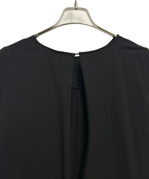 ROSSO（ロッソ）ROSSO (ロッソ) バックタックウエストベルトワンピース ブラック サイズ:FREEの古着・服飾アイテム