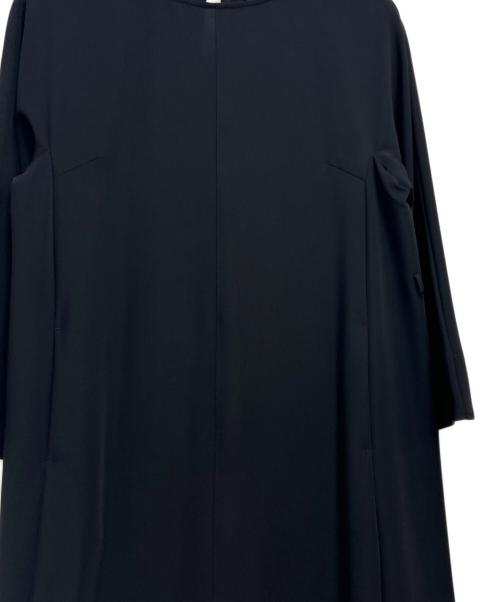 ROSSO（ロッソ）ROSSO (ロッソ) バックタックウエストベルトワンピース ブラック サイズ:FREEの古着・服飾アイテム