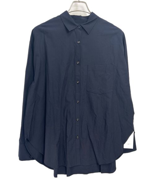 na.e（ナエ）na.e (ナエ) ビッグオーバーシャツ ネイビー サイズ:FREE 未使用品の古着・服飾アイテム