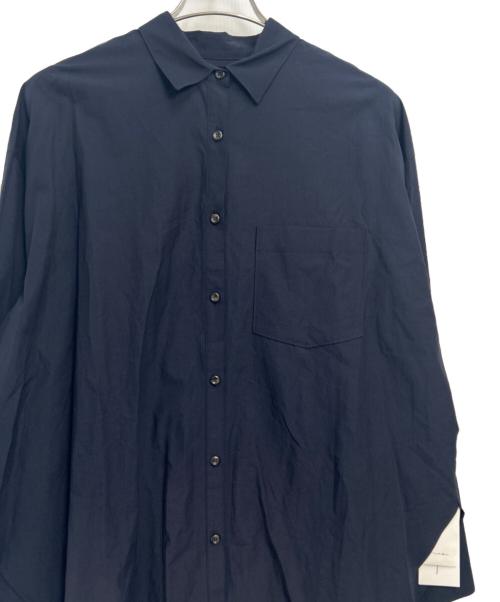 na.e（ナエ）na.e (ナエ) ビッグオーバーシャツ ネイビー サイズ:FREE 未使用品の古着・服飾アイテム