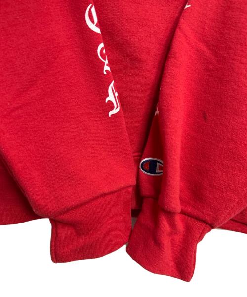 Champion（チャンピオン）Champion (チャンピオン) プルオーバーパーカー レッド サイズ:Lの古着・服飾アイテム