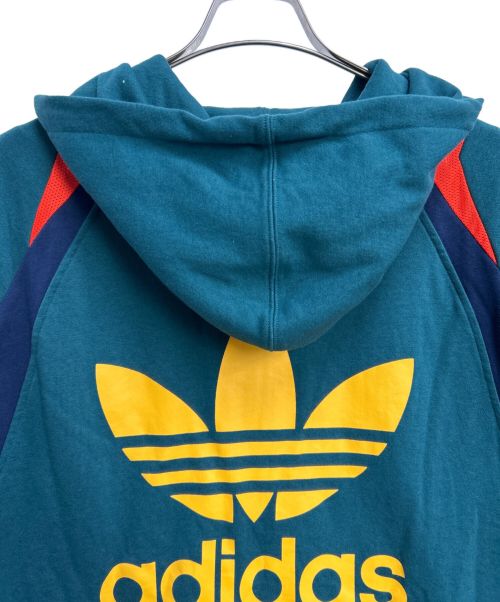 adidas（アディダス）adidas (アディダス) ジップパーカー マルチカラー サイズ:Lの古着・服飾アイテム