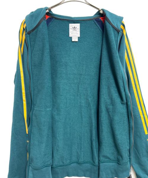 adidas（アディダス）adidas (アディダス) ジップパーカー マルチカラー サイズ:Lの古着・服飾アイテム