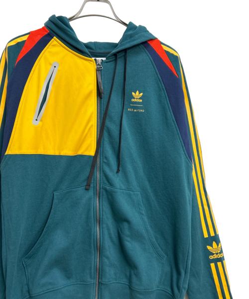 adidas（アディダス）adidas (アディダス) ジップパーカー マルチカラー サイズ:Lの古着・服飾アイテム