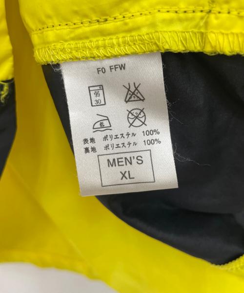 NIKE（ナイキ）NIKE (ナイキ) ナイロンハーフジッププルオーバー イエロー×ブラック サイズ:XLの古着・服飾アイテム