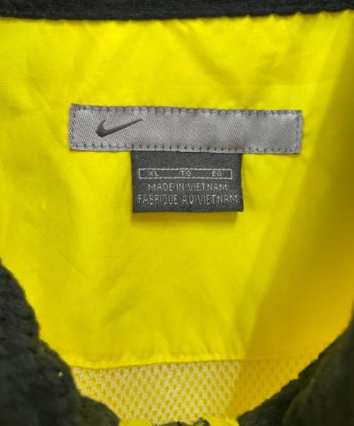 NIKE（ナイキ）NIKE (ナイキ) ナイロンハーフジッププルオーバー イエロー×ブラック サイズ:XLの古着・服飾アイテム