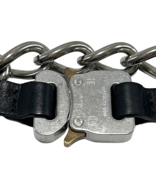 ALYX（アリクス）ALYX (アリクス) バックルチェーンブレスレット ブラック×シルバーカラーの古着・服飾アイテム