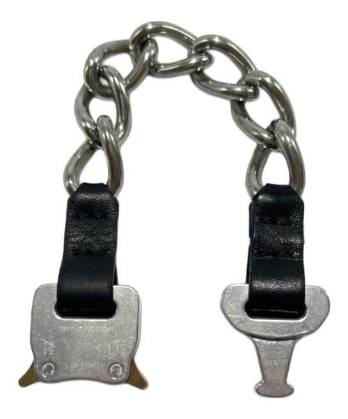 ALYX（アリクス）ALYX (アリクス) バックルチェーンブレスレット ブラック×シルバーカラーの古着・服飾アイテム