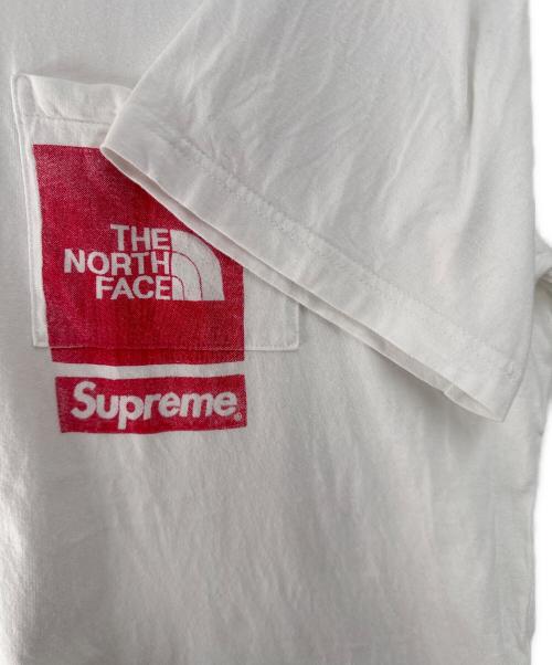 SUPREME（シュプリーム）SUPREME (シュプリーム) THE NORTH FACE (ザ ノース フェイス) カットソー ホワイト サイズ:Lの古着・服飾アイテム