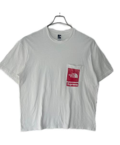 SUPREME（シュプリーム）SUPREME (シュプリーム) THE NORTH FACE (ザ ノース フェイス) カットソー ホワイト サイズ:Lの古着・服飾アイテム