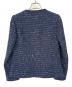 Max Mara Studio (マックスマーラ ストゥディオ) ノーカラージャケット ブルー×ブラック サイズ:M：5000円