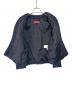 中古・古着 Max Mara Studio (マックスマーラ ストゥディオ) ノーカラージャケット ブルー×ブラック サイズ:M：5000円