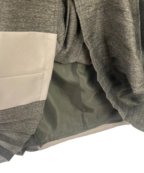 UNITED TOKYO（ユナイテッドトーキョー）UNITED TOKYO (ユナイテッドトーキョー) ストレンジプリーツロングスカート ベージュ×グレー サイズ:1の古着・服飾アイテム