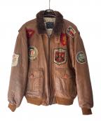 AVIREXアヴィレックス）の古着「G-1フライトジャケット」｜ブラウン