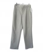 UNITED ARROWSユナイテッドアローズ）の古着「トロピカル クリース テーパード 2プリーツ パンツ」｜ベージュ