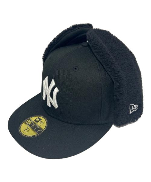 New Era（ニューエラ）New Era (ニューエラ) ドッグイヤーキャップ ブラック サイズ:71/2の古着・服飾アイテム