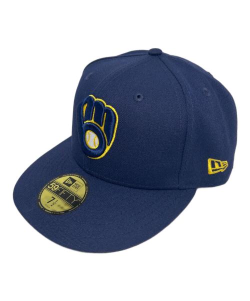 New Era（ニューエラ）New Era (ニューエラ) キャップ ネイビー サイズ:71/2の古着・服飾アイテム