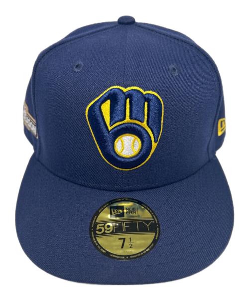 New Era（ニューエラ）New Era (ニューエラ) キャップ ネイビー サイズ:71/2の古着・服飾アイテム