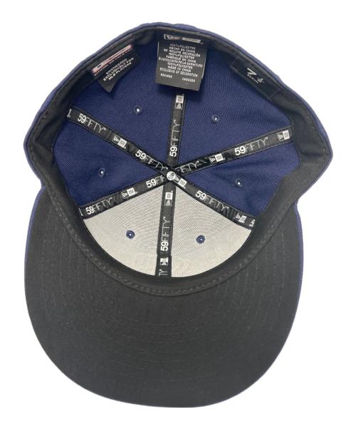 New Era（ニューエラ）New Era (ニューエラ) キャップ ネイビー サイズ:71/2の古着・服飾アイテム