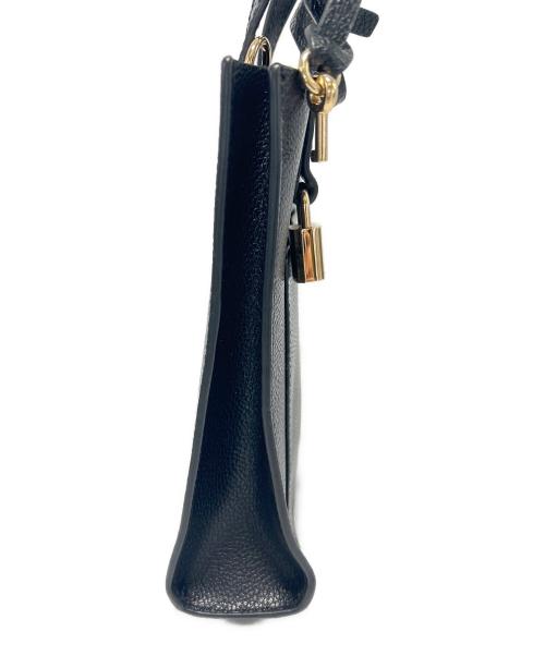 MARC JACOBS（マークジェイコブズ）MARC JACOBS (マーク ジェイコブス) レザーショルダーバッグ ブラックの古着・服飾アイテム