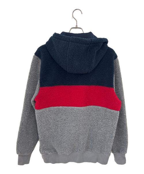 BROOKS BROTHERS（ブルックスブラザーズ）BROOKS BROTHERS (ブルックスブラザーズ) ハーフジップパーカー グレー×ネイビー サイズ:Lの古着・服飾アイテム