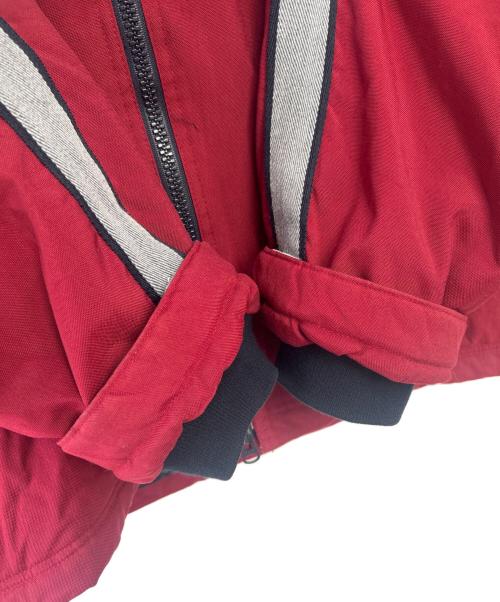 GAP（ギャップ）GAP (ギャップ) ナイロンジャケット レッド×グレー サイズ:Lの古着・服飾アイテム