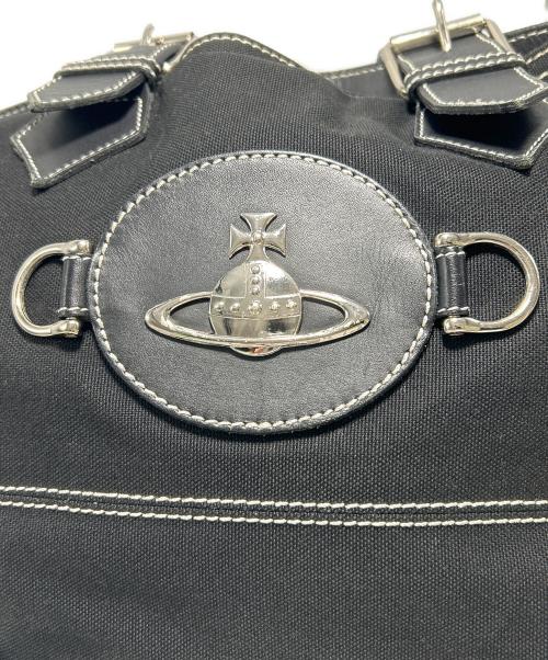 Vivienne Westwood（ヴィヴィアンウエストウッド）Vivienne Westwood (ヴィヴィアンウエストウッド) 2WAYハンドバッグ ブラックの古着・服飾アイテム