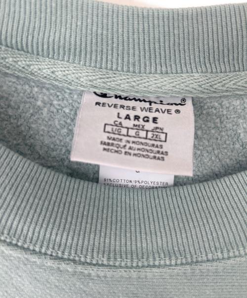 Champion REVERSE WEAVE（チャンピオン リバース ウィーブ）Champion REVERSE WEAVE (チャンピオン リバース ウィーブ) スウェット ニンバスグリーン サイズ:2XL（JPN）の古着・服飾アイテム