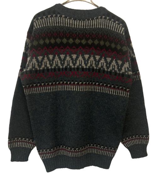 Brentwood（ブレントウッド）Brentwood (ブレントウッド) ヴィンテージモックネックニット ネイビー サイズ:Lの古着・服飾アイテム