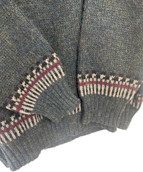 Brentwood（ブレントウッド）Brentwood (ブレントウッド) ヴィンテージモックネックニット ネイビー サイズ:Lの古着・服飾アイテム