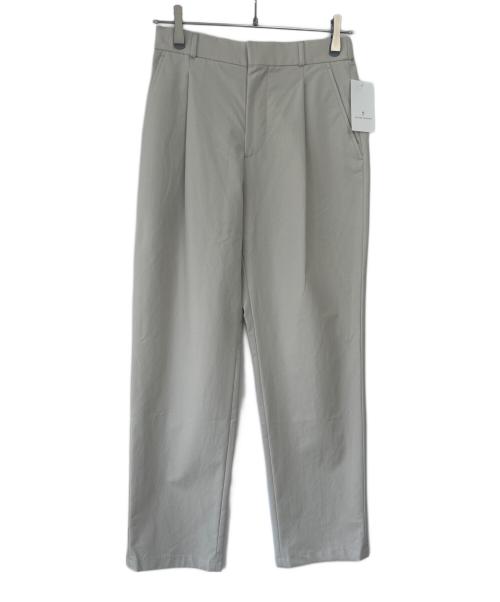 UNITED ARROWS（ユナイテッドアローズ）UNITED ARROWS (ユナイテッドアローズ) トロピカル クリース テーパード 2プリーツ パンツ ベージュ サイズ:S 未使用品の古着・服飾アイテム