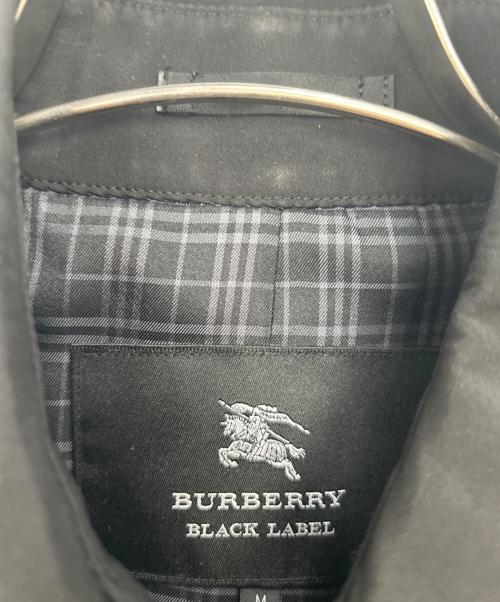 BURBERRY BLACK LABEL（バーバリーブラックレーベル）BURBERRY BLACK LABEL (バーバリーブラックレーベル) トレンチコート ブラック サイズ:Mの古着・服飾アイテム