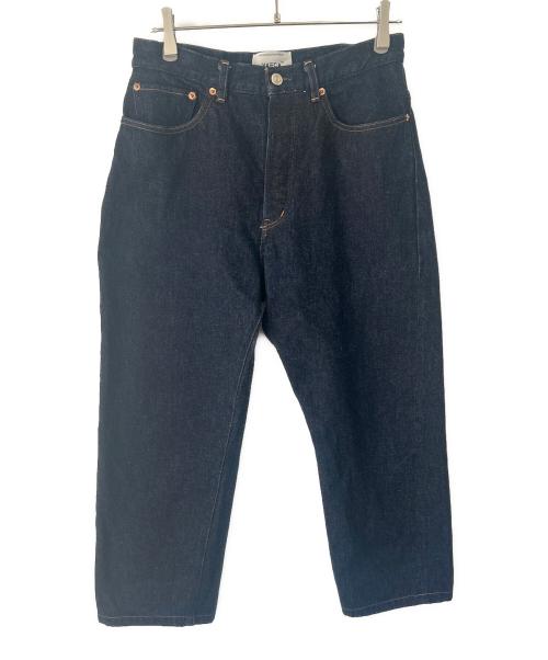 YAECA（ヤエカ）YAECA (ヤエカ) ワイドテーパードデニムパンツ インディゴ サイズ:31の古着・服飾アイテム