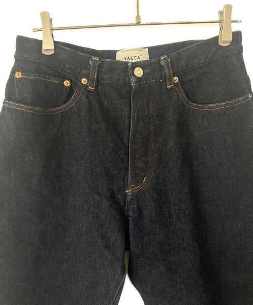 YAECA（ヤエカ）YAECA (ヤエカ) ワイドテーパードデニムパンツ インディゴ サイズ:31の古着・服飾アイテム