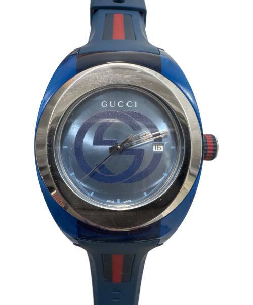 GUCCI（グッチ）GUCCI (グッチ) 腕時計 ブルーの古着・服飾アイテム