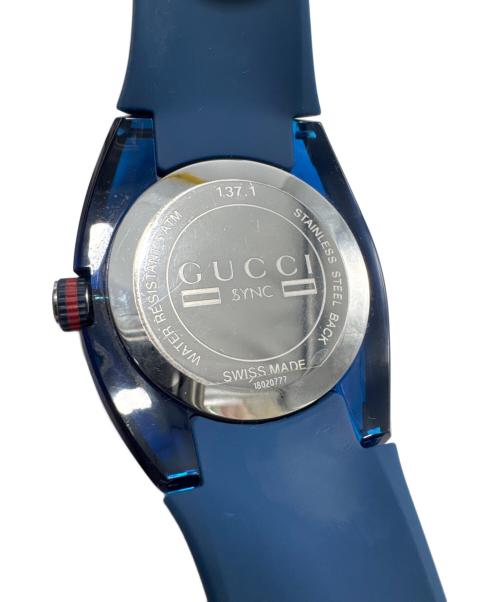 GUCCI（グッチ）GUCCI (グッチ) 腕時計 ブルーの古着・服飾アイテム