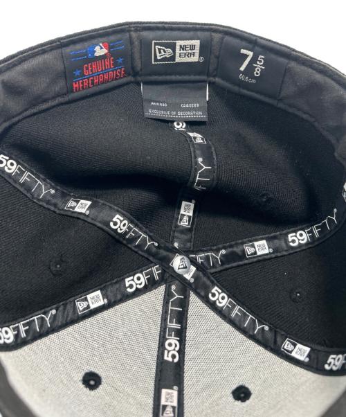 New Era（ニューエラ）New Era (ニューエラ) キャップ ブラック サイズ:7 5/8の古着・服飾アイテム